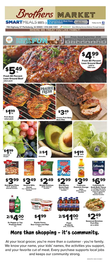 Brothers Market Weekly Ad