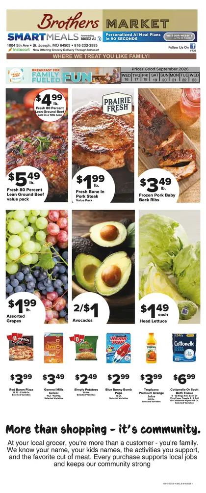 Brothers Market Weekly Ad