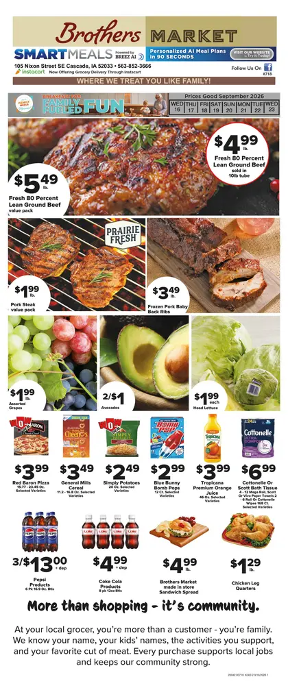 Brothers Market Weekly Ad