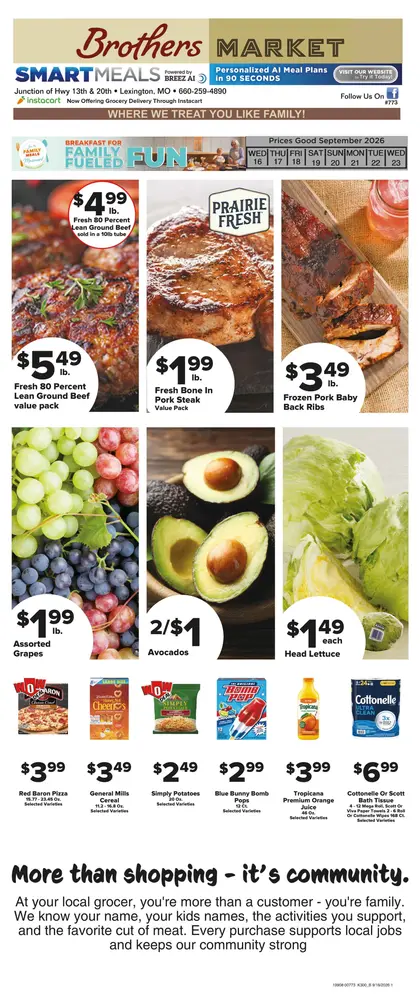 Brothers Market Weekly Ad