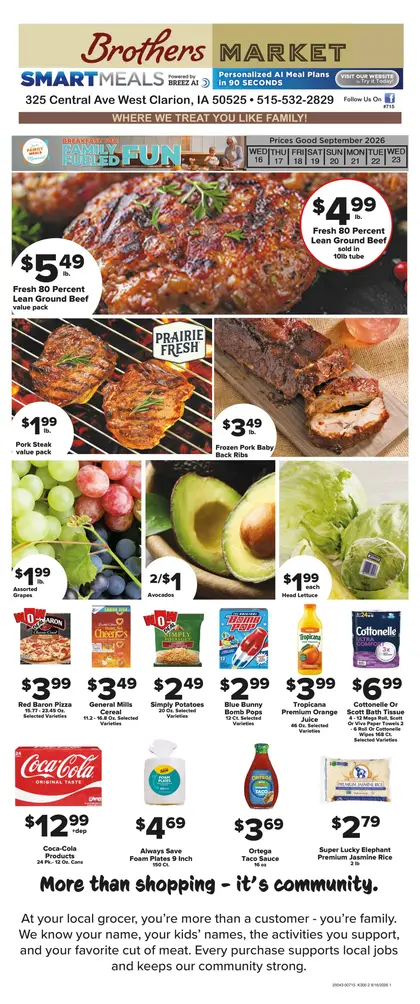 Brothers Market Weekly Ad