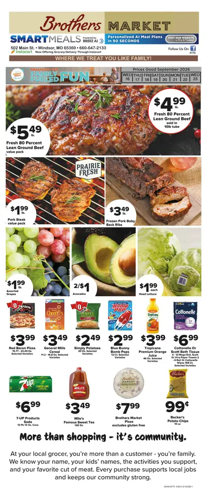 Brothers Market Weekly Ad
