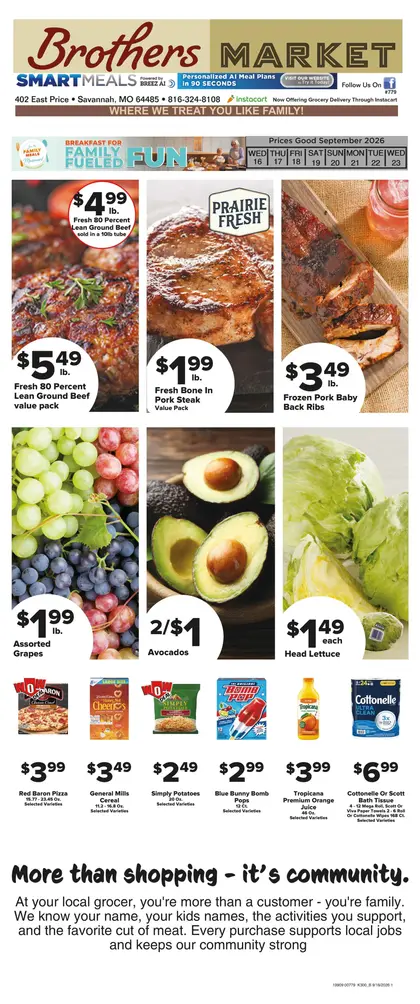 Brothers Market Weekly Ad