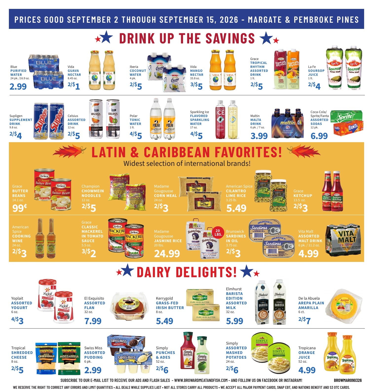 Broward Meat and Fish weekly ad page 7