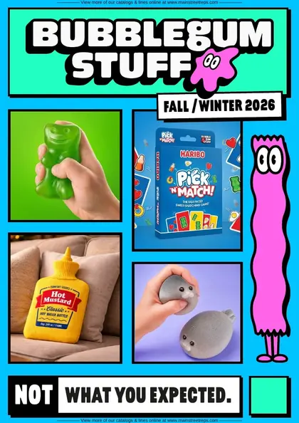 Bubblegum Stuff Fall and Winter Novelty Gifts Catalog Weekly Ad