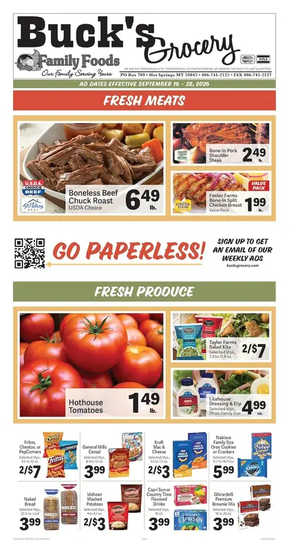 Buck's Grocery Weekly Ad