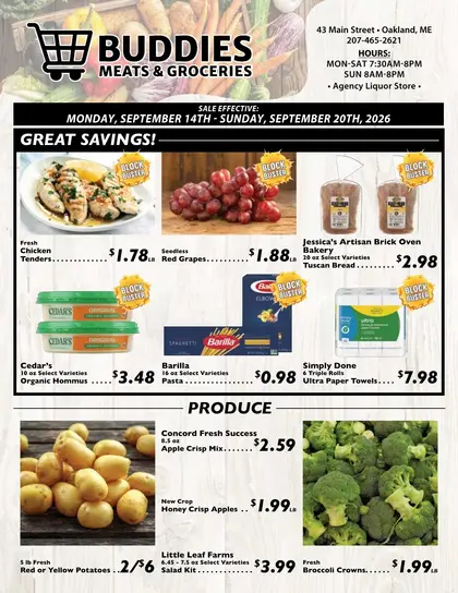 Buddies Meats & Groceries Weekly Ad