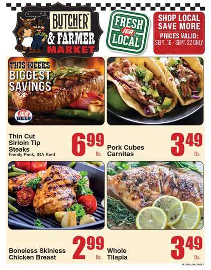 Butcher & Farmer Market Weekly Ad
