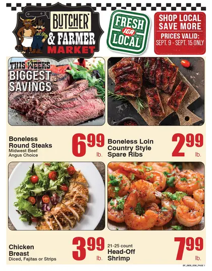 Butcher & Farmer Market Weekly Ad