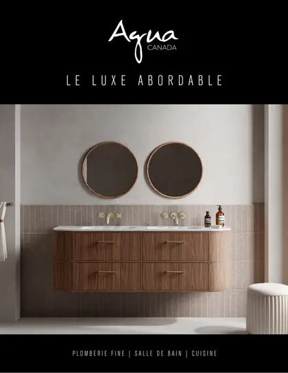 Agua Canada Annual Product Catalog Weekly Ad