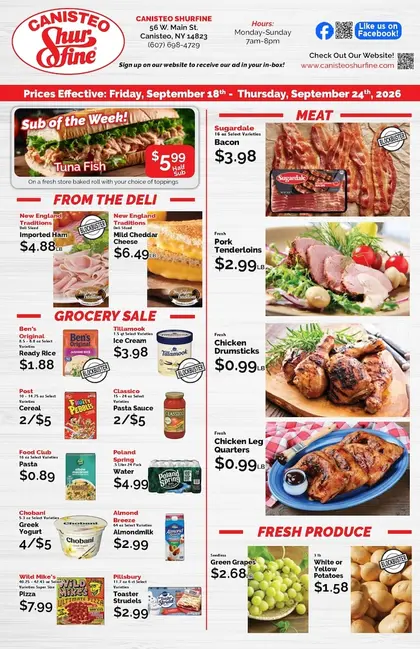 Canisteo Shurfine Weekly Ad