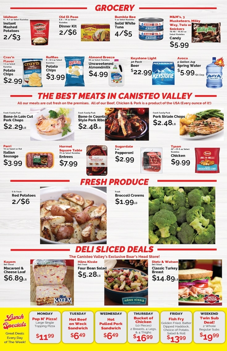 Canisteo Shurfine weekly ad page 2