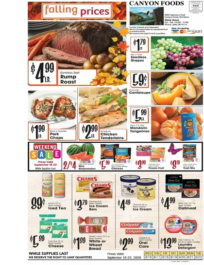 Canyon Foods Weekly Ad