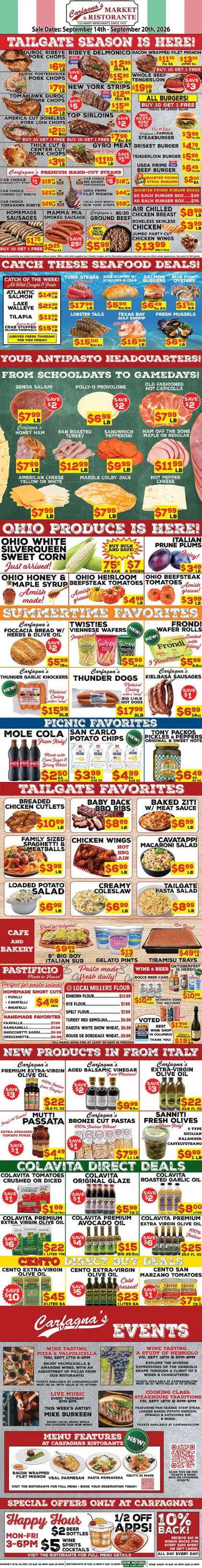 Carfagna's Market Weekly Ad