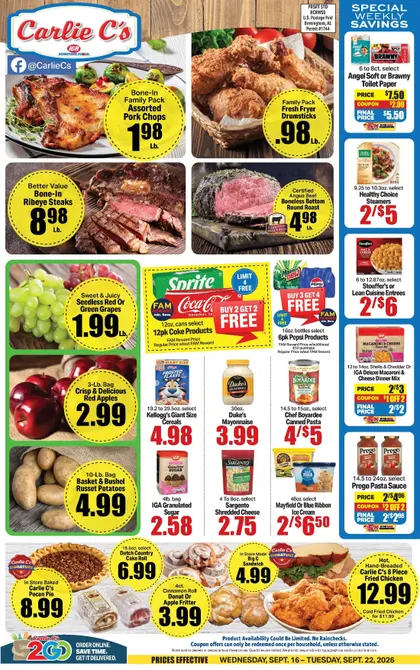 Carlie C's IGA Weekly Ad