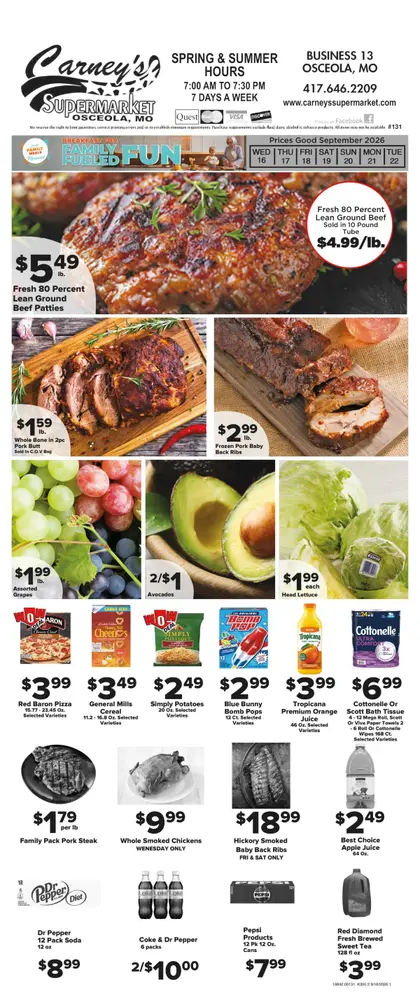 Carney's Supermarket WEEKLY AD
