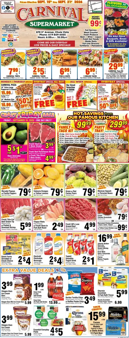 Carnival Supermarket Weekly Ad