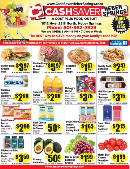 Cash Saver Heber Springs Weekly Ad