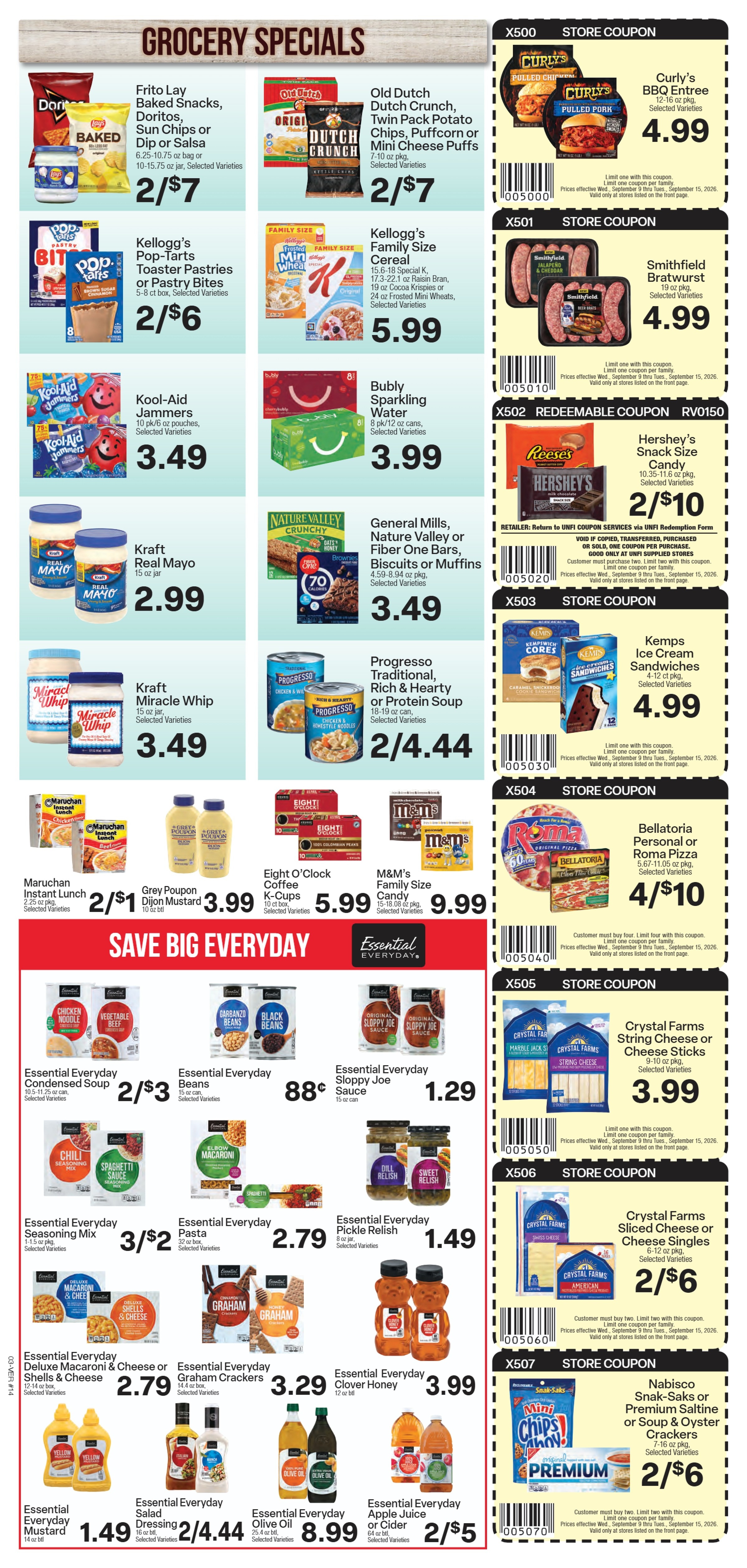 Chamberlain Food Center weekly ad page 3