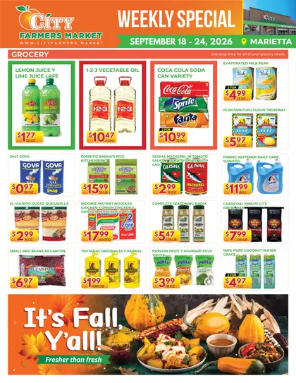 City Farmers Market Weekly Ad