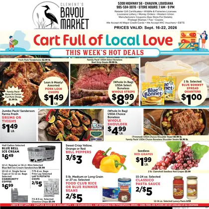 Clement's Bayou Market Weekly Ad