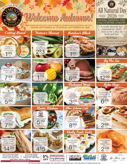Clements' Marketplace Weekly Ad