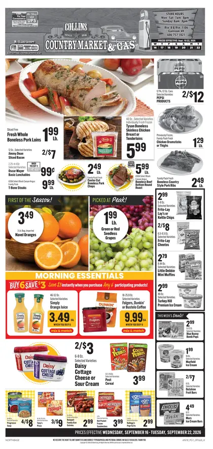 Collins Country Market Weekly Ad