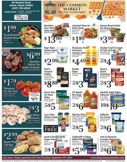 The Common Market Weekly Ad
