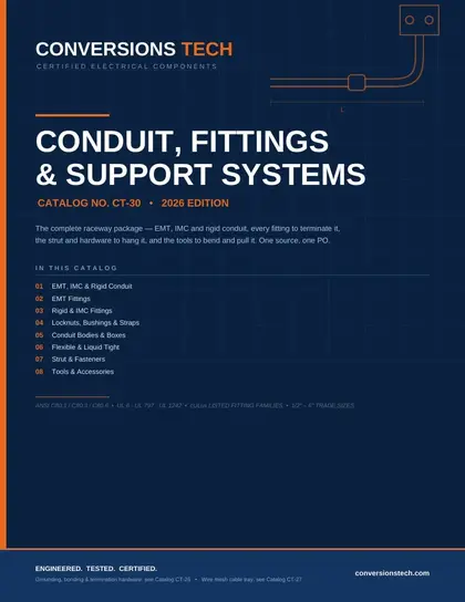 Conversions Tech Conduit Systems Catalog Weekly Ad