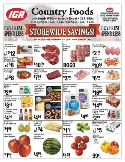 Country Foods IGA Weekly Ad