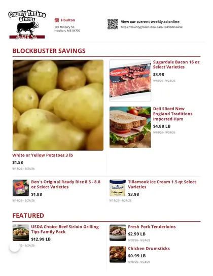 County Yankee Grocer Weekly Ad