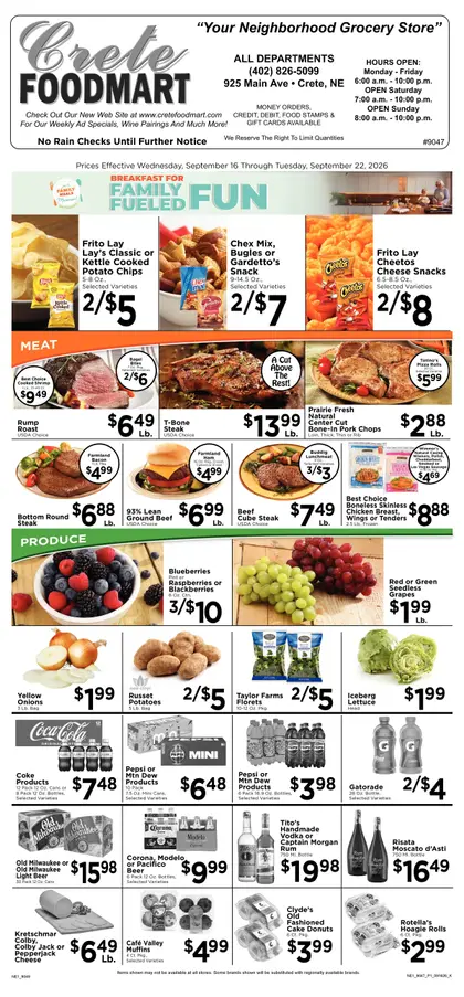 Crete Foodmart Weekly Ad