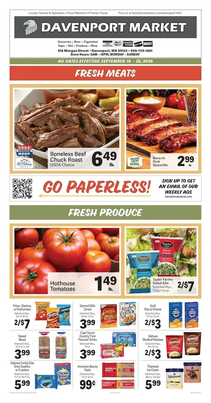 Davenport Market Weekly Ad