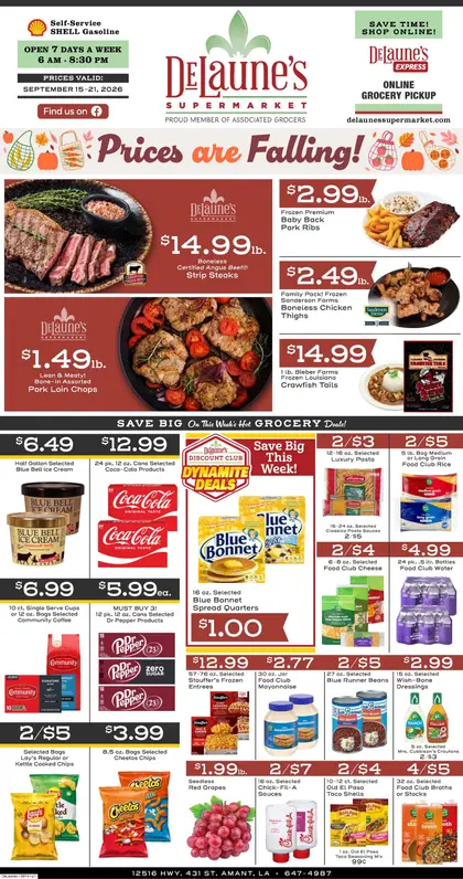 Delaune's Supermarket Weekly Ad
