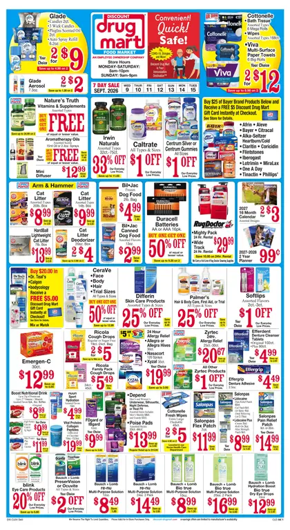 Discount Drug Mart Weekly Ad