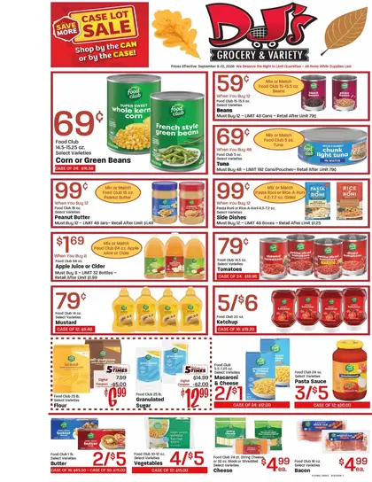DJ's Grocery Weekly Ad
