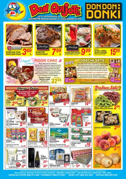 Don Quijote Hawaii Weekly Ad