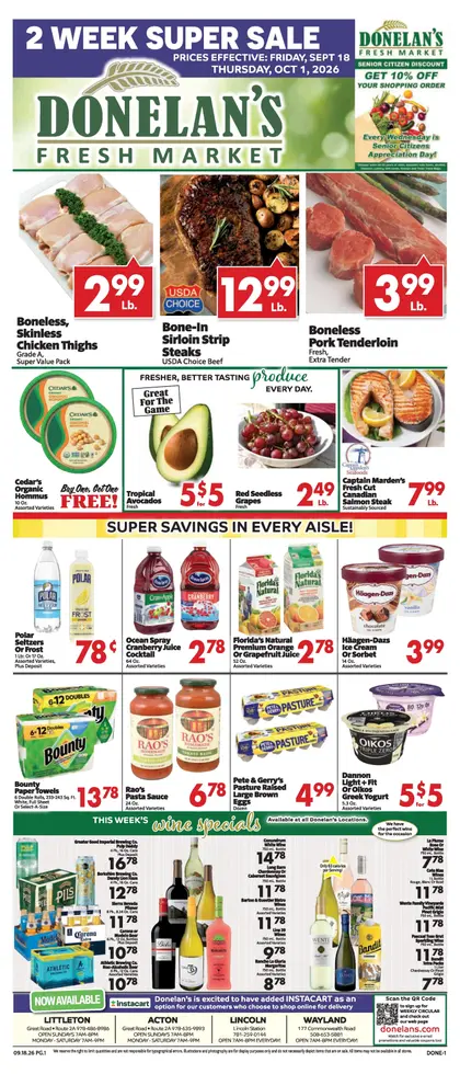 Donelan's Fresh Market Weekly Ad