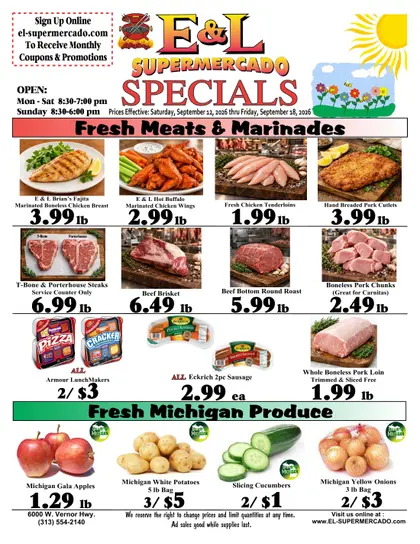 E & L Supermercado Weekly Ad