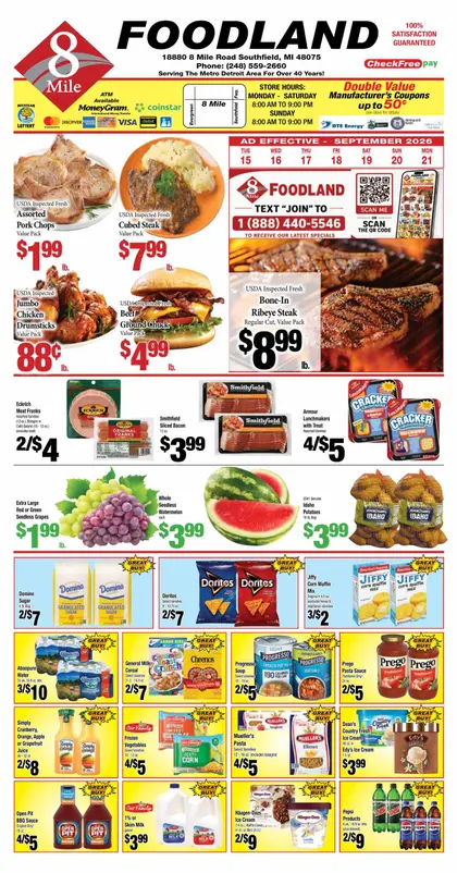 8 Mile Foodland Weekly Ad