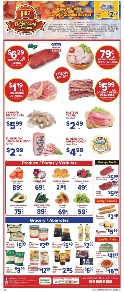 El Mercado Fresco Weekly Ad