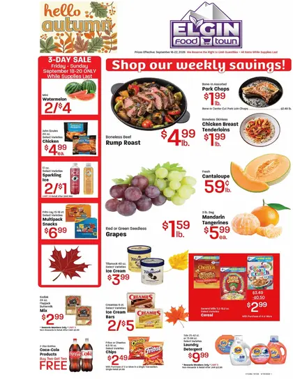 Elgin Foodtown Weekly Ad