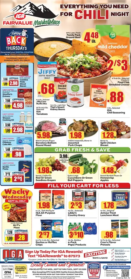 Fairvalue Marketplace Weekly Ad