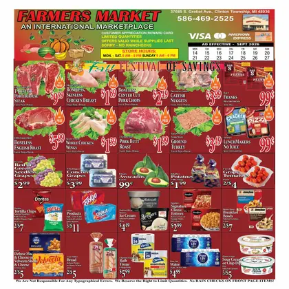 Farmers Market Weekly Ad