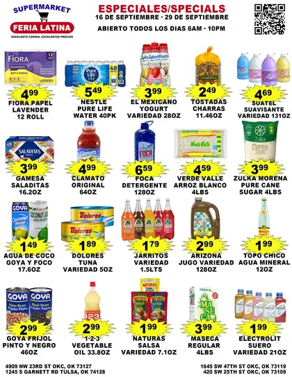 Feria Latina Supermarket Weekly Ad