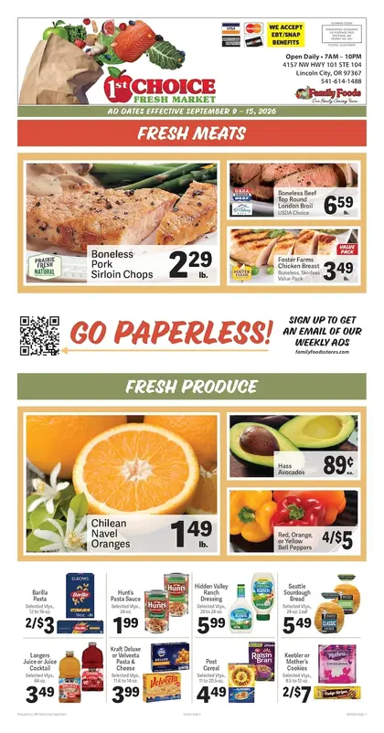 1st Choice Fresh Market Weekly Ad