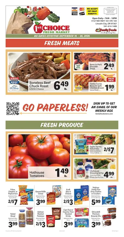 1st Choice Fresh Market Weekly Ad