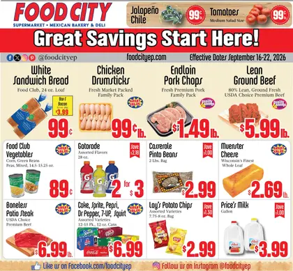 Food City El Paso Weekly Ad
