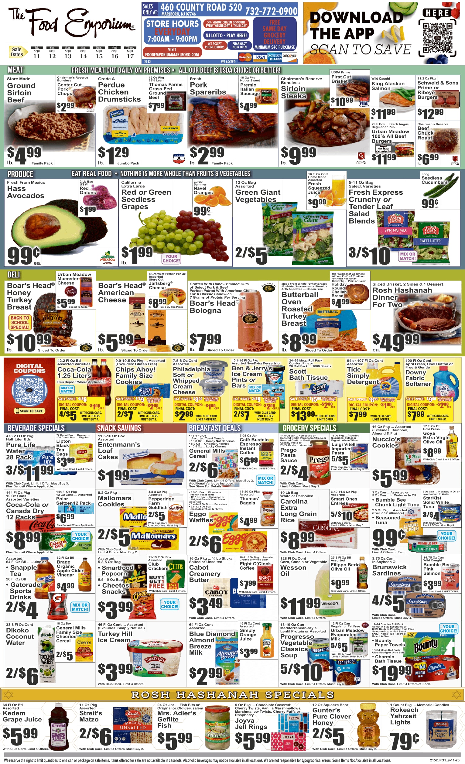 The Food Emporium weekly ad page 1