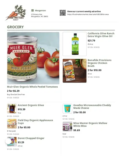 Food Matters Market Weekly Ad
